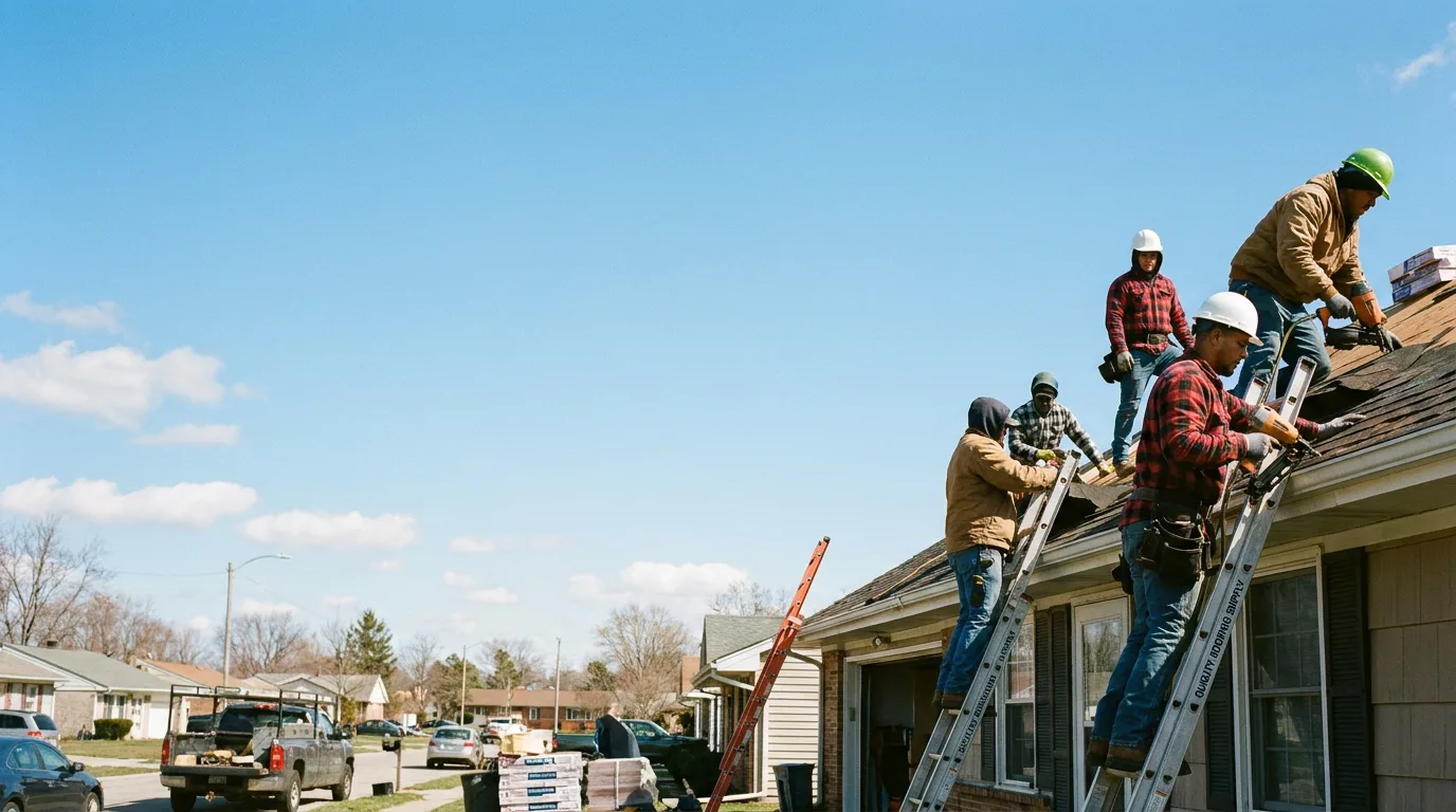Roofing in New Lisbon, IN near me
